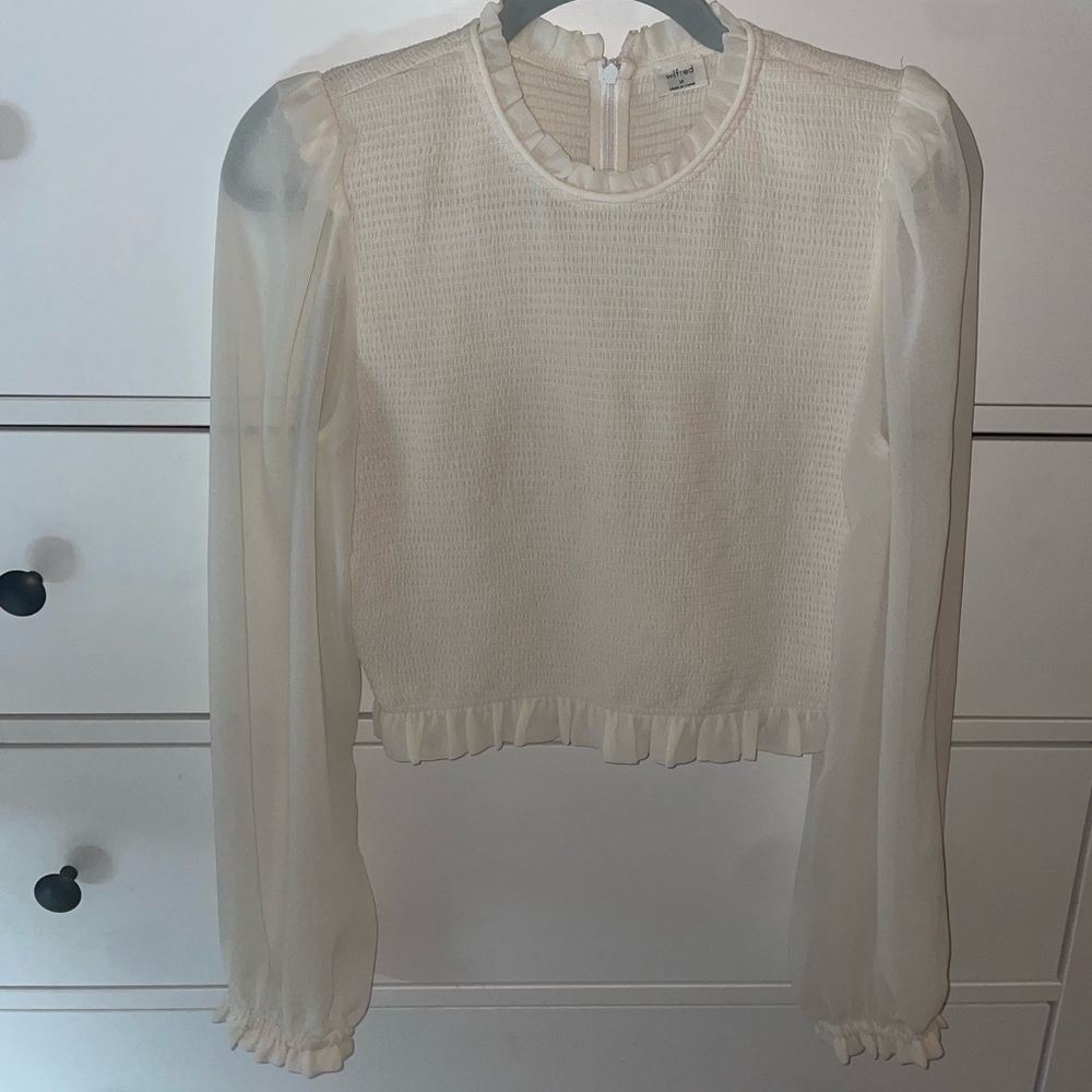 Aritzia wilfred Lilith blouse!!
